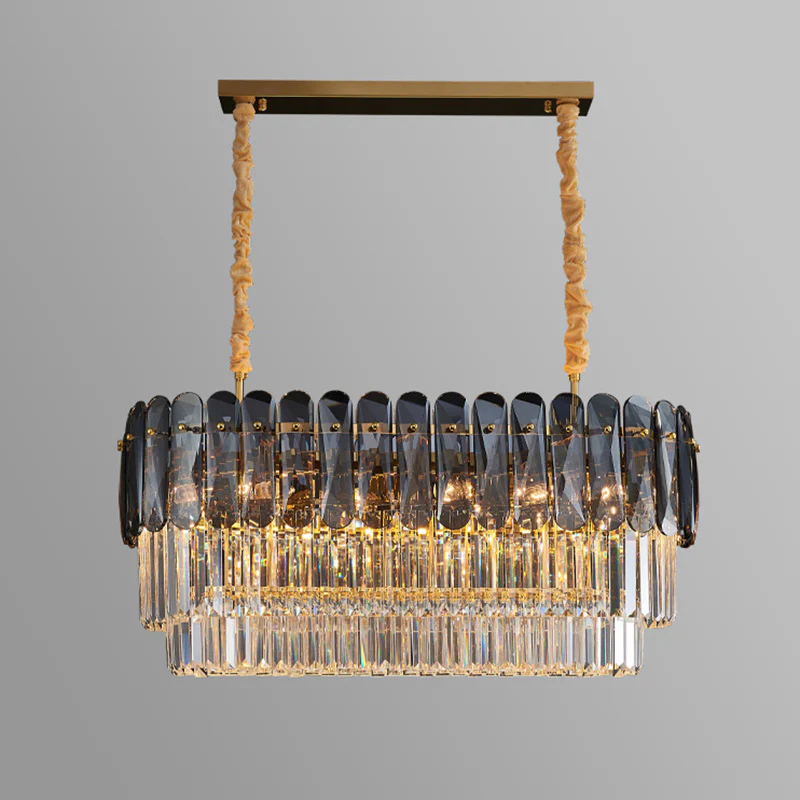 WOMO Tiered Linear Crystal Chandelier-WM2543 - Image 23