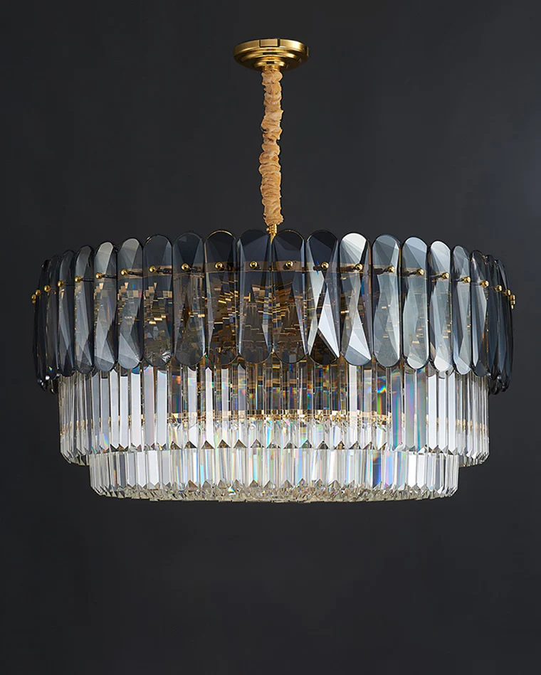 WOMO Tiered Round Crystal Chandelier-WM2542 - Image 14