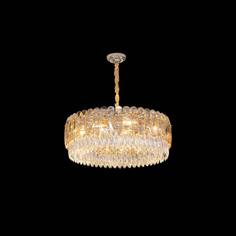 WOMO Tiered Round Crystal Chandelier-WM2542 - Image 20