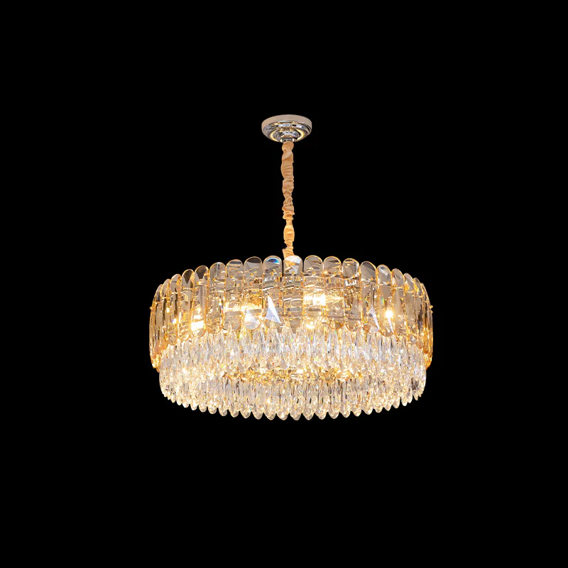 WOMO Tiered Round Crystal Chandelier-WM2542 - Image 22