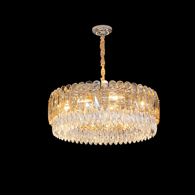 WOMO Tiered Round Crystal Chandelier-WM2542 - Image 26