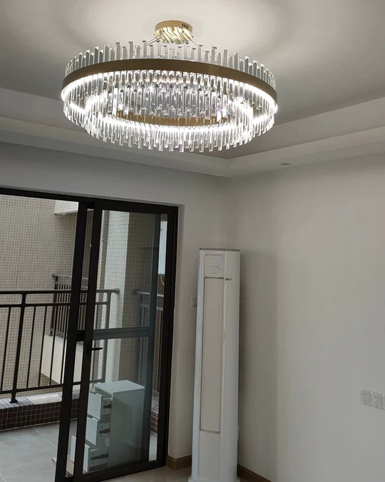 WOMO Tiered Round Crystal Chandelier-WM2562 - Image 5