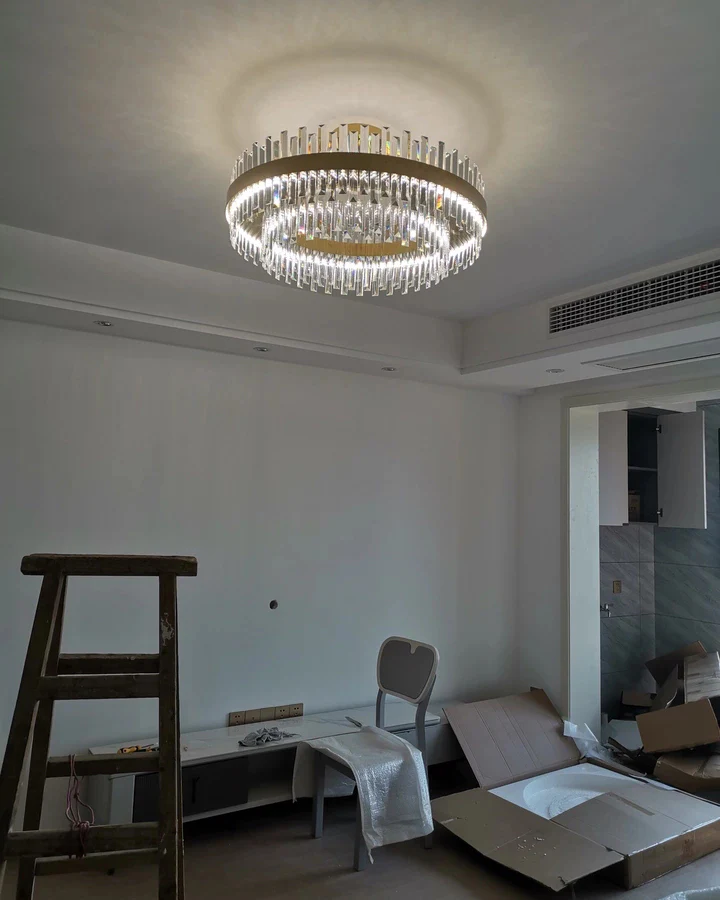 WOMO Tiered Round Crystal Chandelier-WM2562 - Image 7