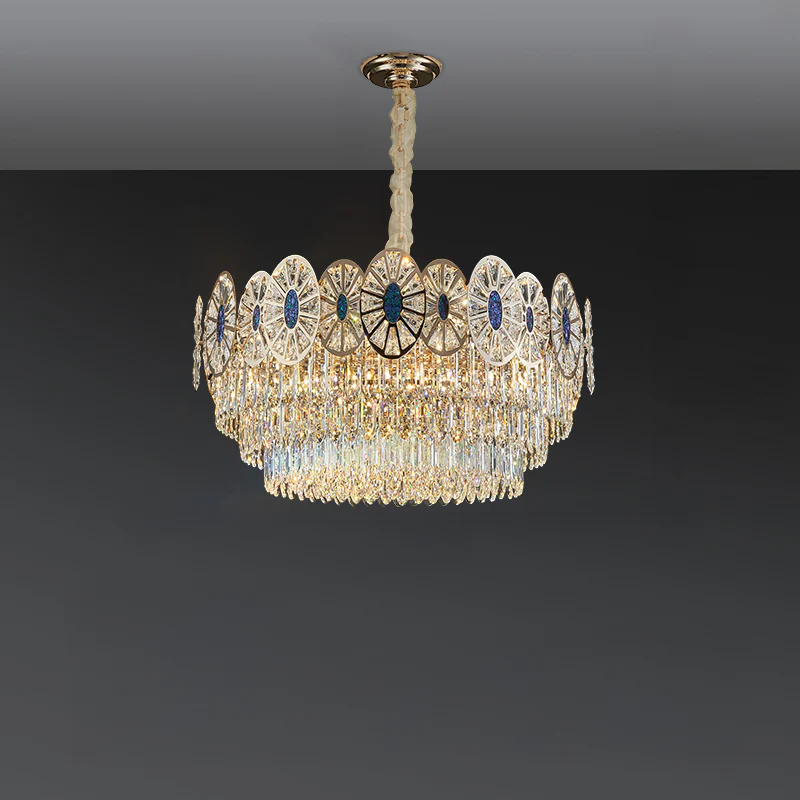 WOMO Tiered Shell Crystal Chandelier-WM3034 - Image 9
