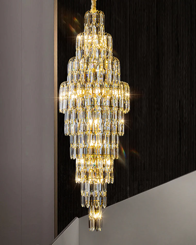 WOMO Tiered Tapers Crystal Chandelier-WM2382 - Image 12