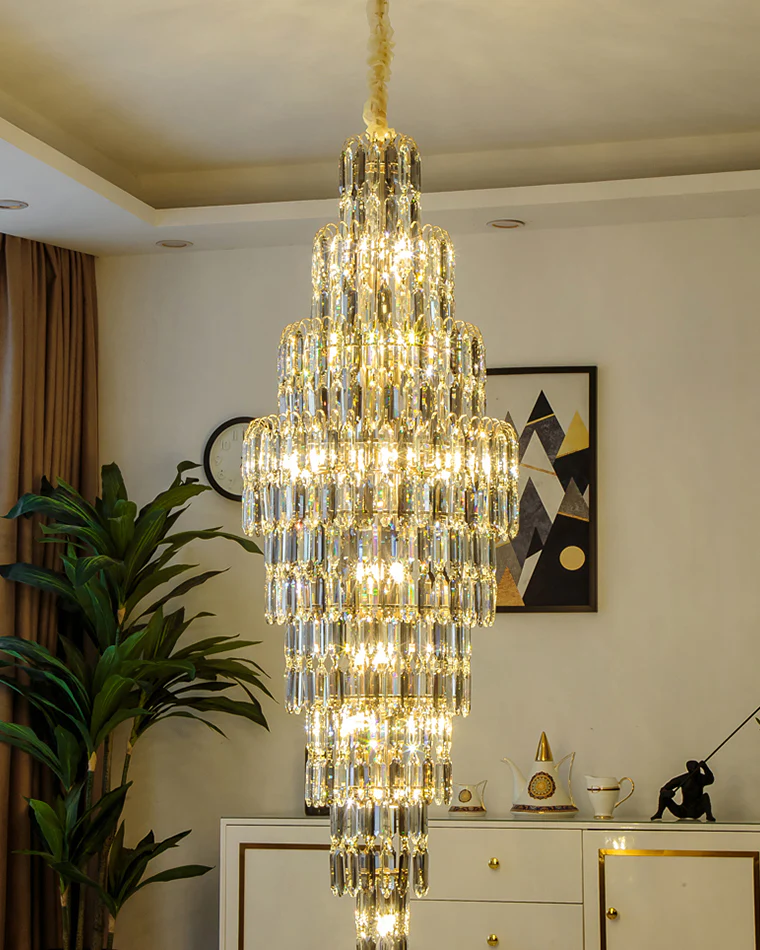 WOMO Tiered Tapers Crystal Chandelier-WM2382 - Image 19