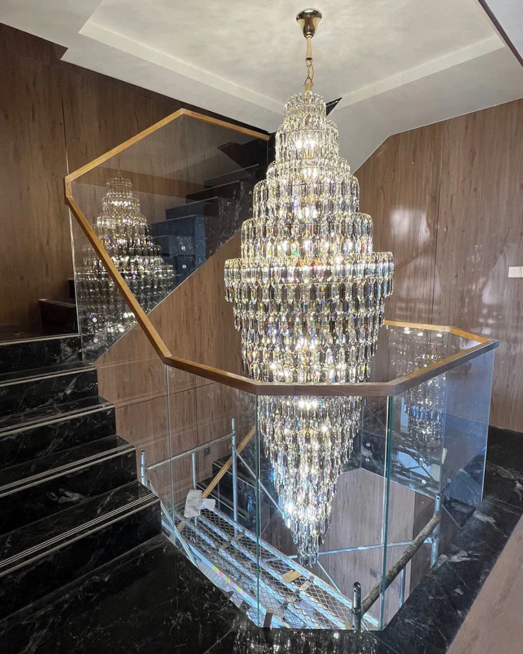 WOMO Tiered Tapers Crystal Chandelier-WM2382 - Image 22