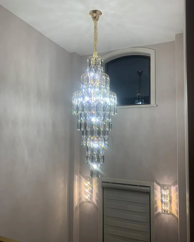 WOMO Tiered Tapers Crystal Chandelier-WM2382 - Image 33