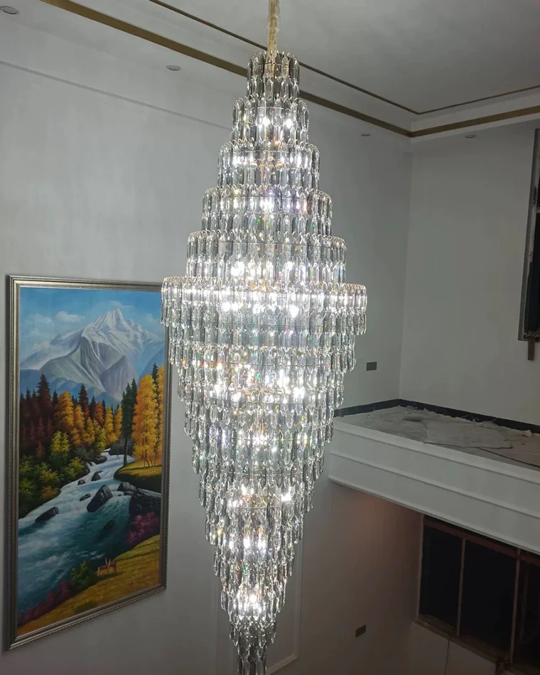 WOMO Tiered Tapers Crystal Chandelier-WM2382 - Image 39