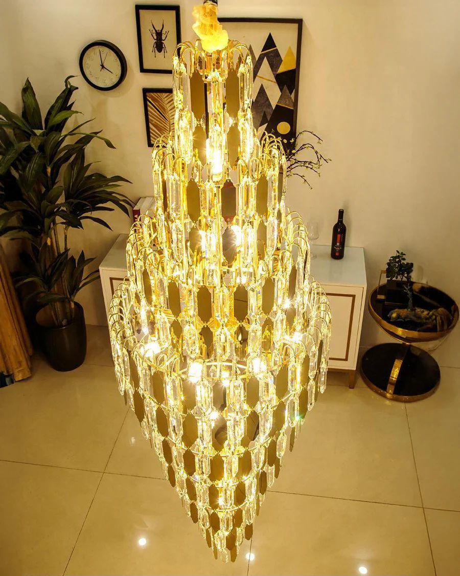 WOMO Tiered Tapers Crystal Chandelier-WM2382 - Image 43
