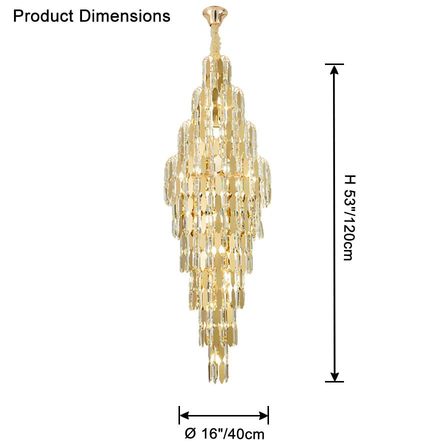 WOMO Tiered Tapers Crystal Chandelier-WM2382 - Image 64