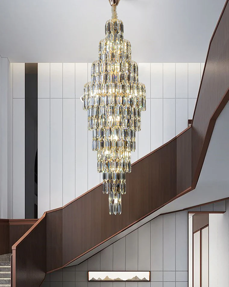 WOMO Tiered Tapers Crystal Chandelier-WM2382 - Image 7