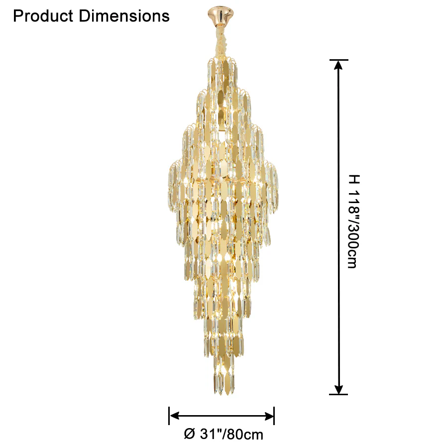 WOMO Tiered Tapers Crystal Chandelier-WM2382 - Image 72