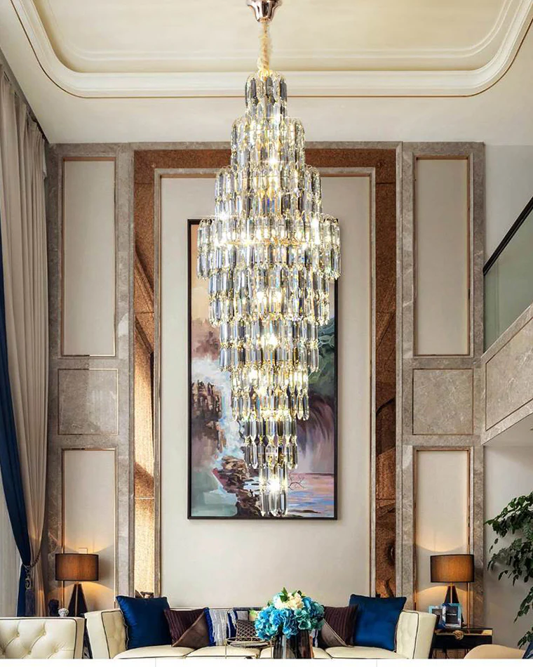 WOMO Tiered Tapers Crystal Chandelier-WM2382 - Image 8