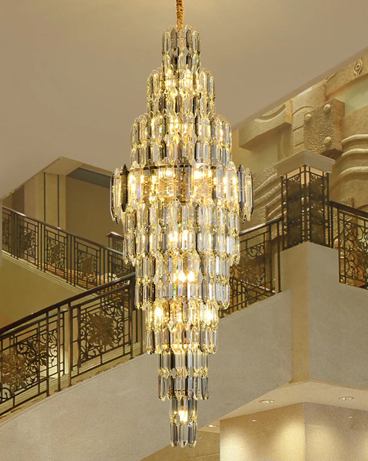 WOMO Tiered Tapers Crystal Chandelier-WM2382 - Image 9