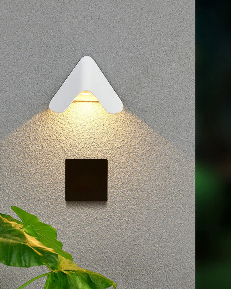 WOMO Triangular Outdoor Wall Light-WM9059 - Image 3