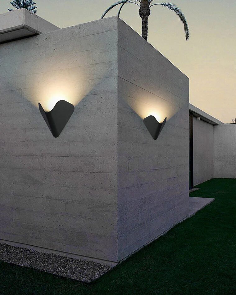 WOMO Triangular Outdoor Wall Light-WM9059 - Image 7