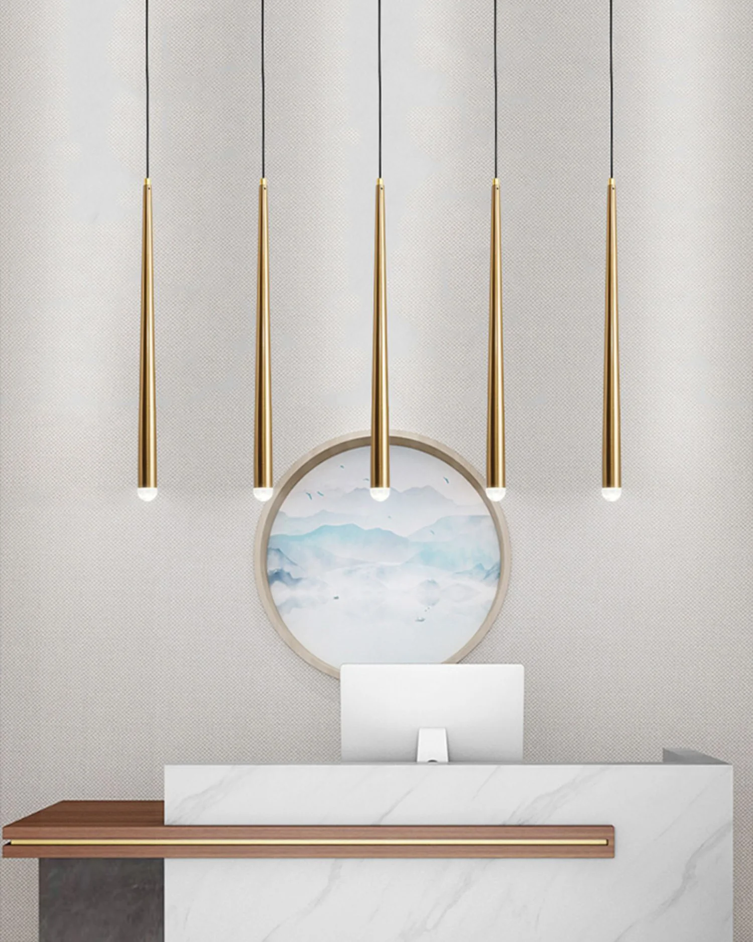 WOMO Tube Linear Chandelier-WM2909 - Image 8