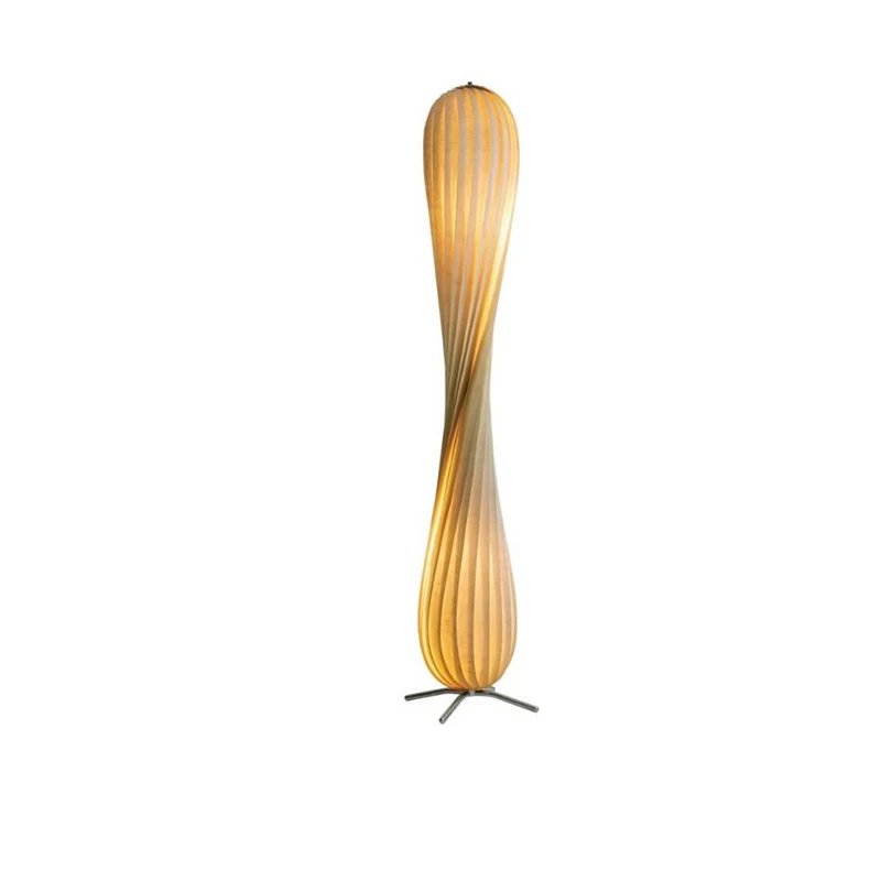 WOMO Twisted Tower Wood Floor Lamp-WM7044 - Image 36