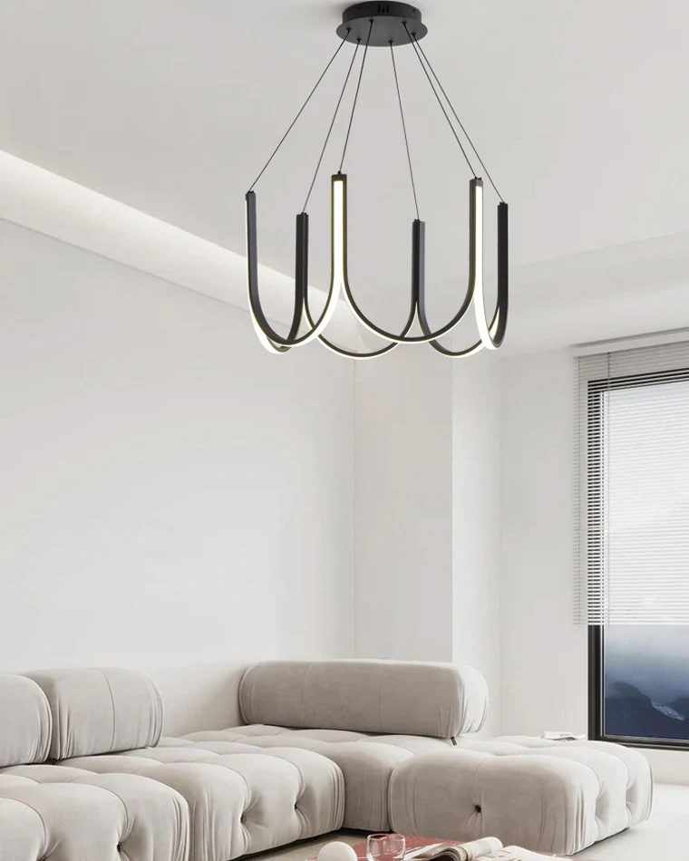 WOMO Minimal U-shaped Round chandelier-WM2143 - Image 13