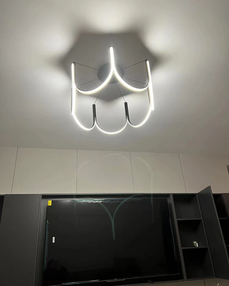 WOMO Minimal U-shaped Round chandelier-WM2143 - Image 22