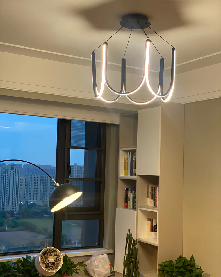 WOMO Minimal U-shaped Round chandelier-WM2143 - Image 28