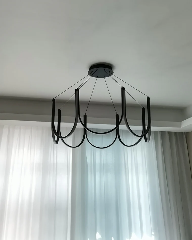 WOMO Minimal U-shaped Round chandelier-WM2143 - Image 33