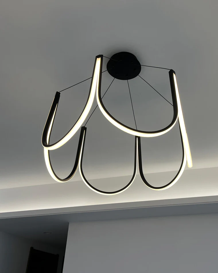 WOMO Minimal U-shaped Round chandelier-WM2143 - Image 38