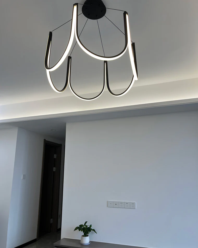 WOMO Minimal U-shaped Round chandelier-WM2143 - Image 39