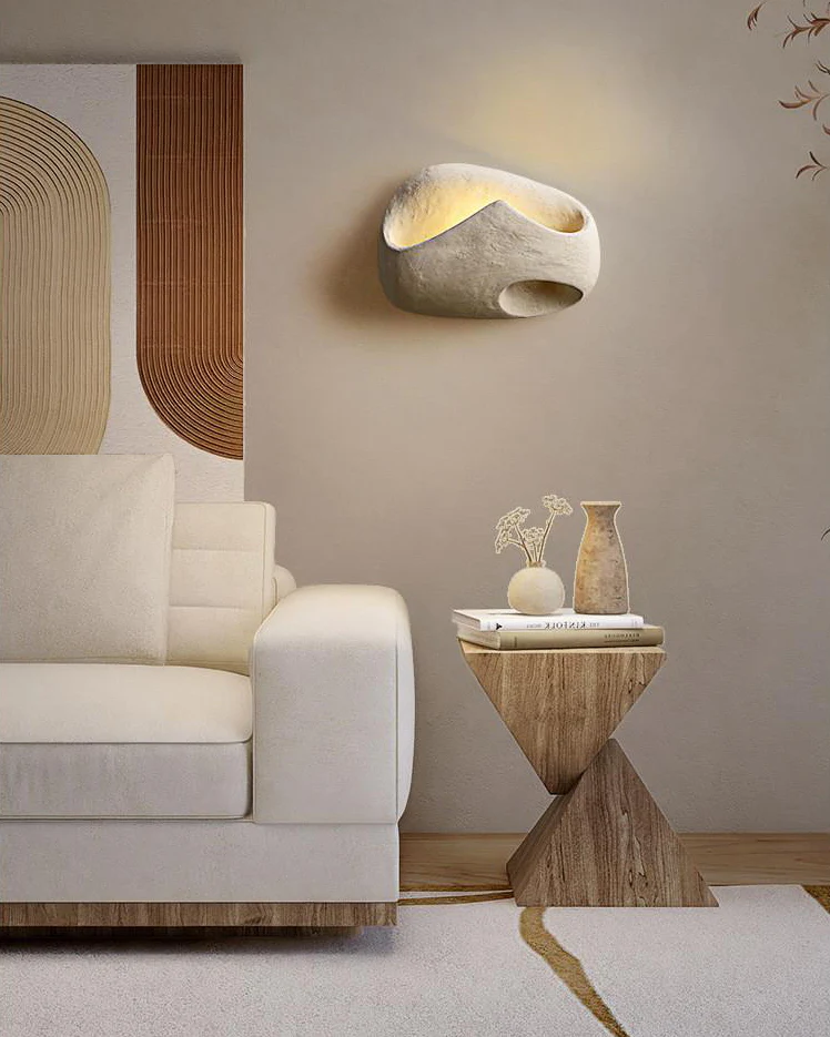 WOMO Wabi Sabi Concrete Wall Sconce -WM6166 - Image 6