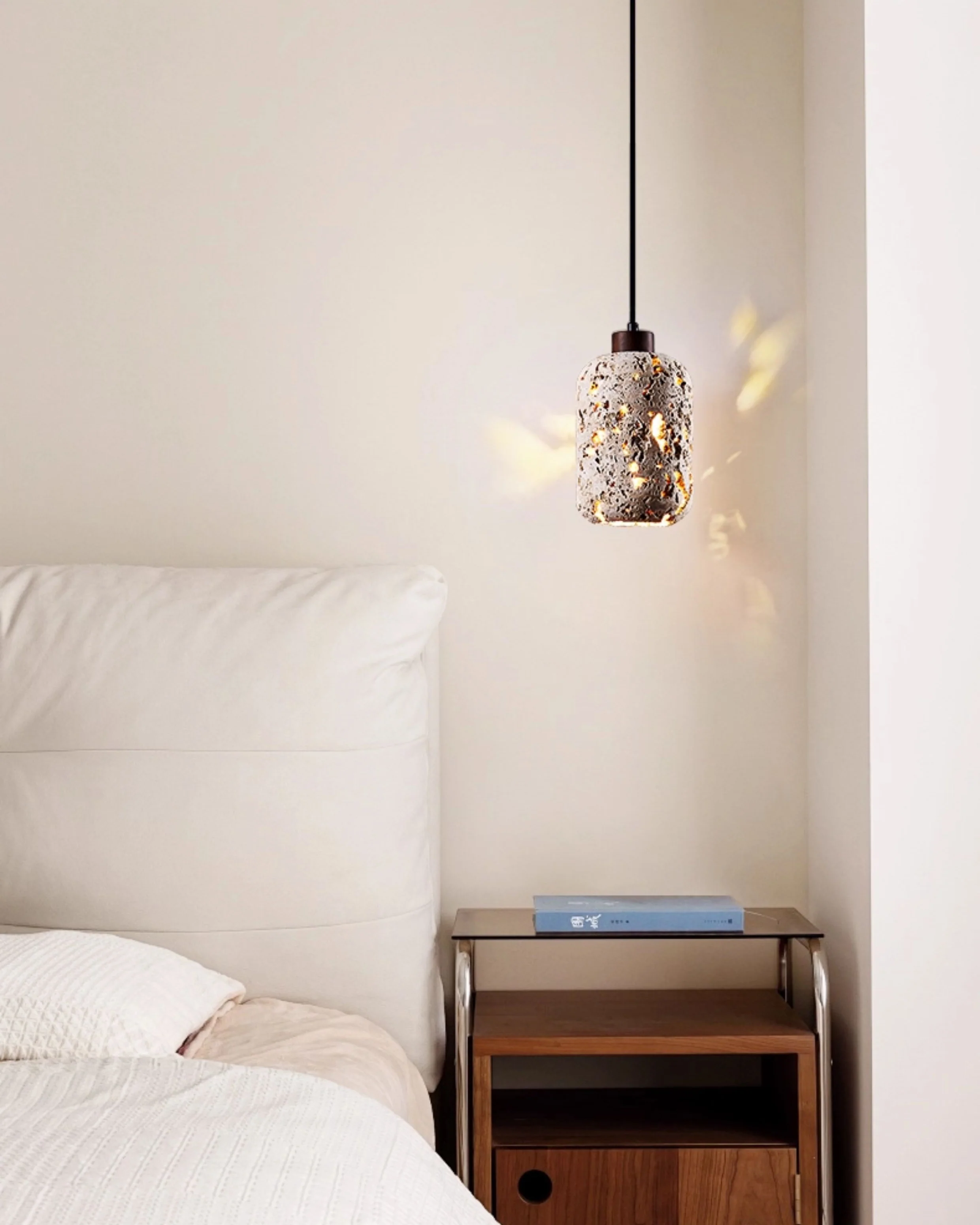 WOMO Wabi Sabi Travertine Pendant Light-WM3060 - Image 4