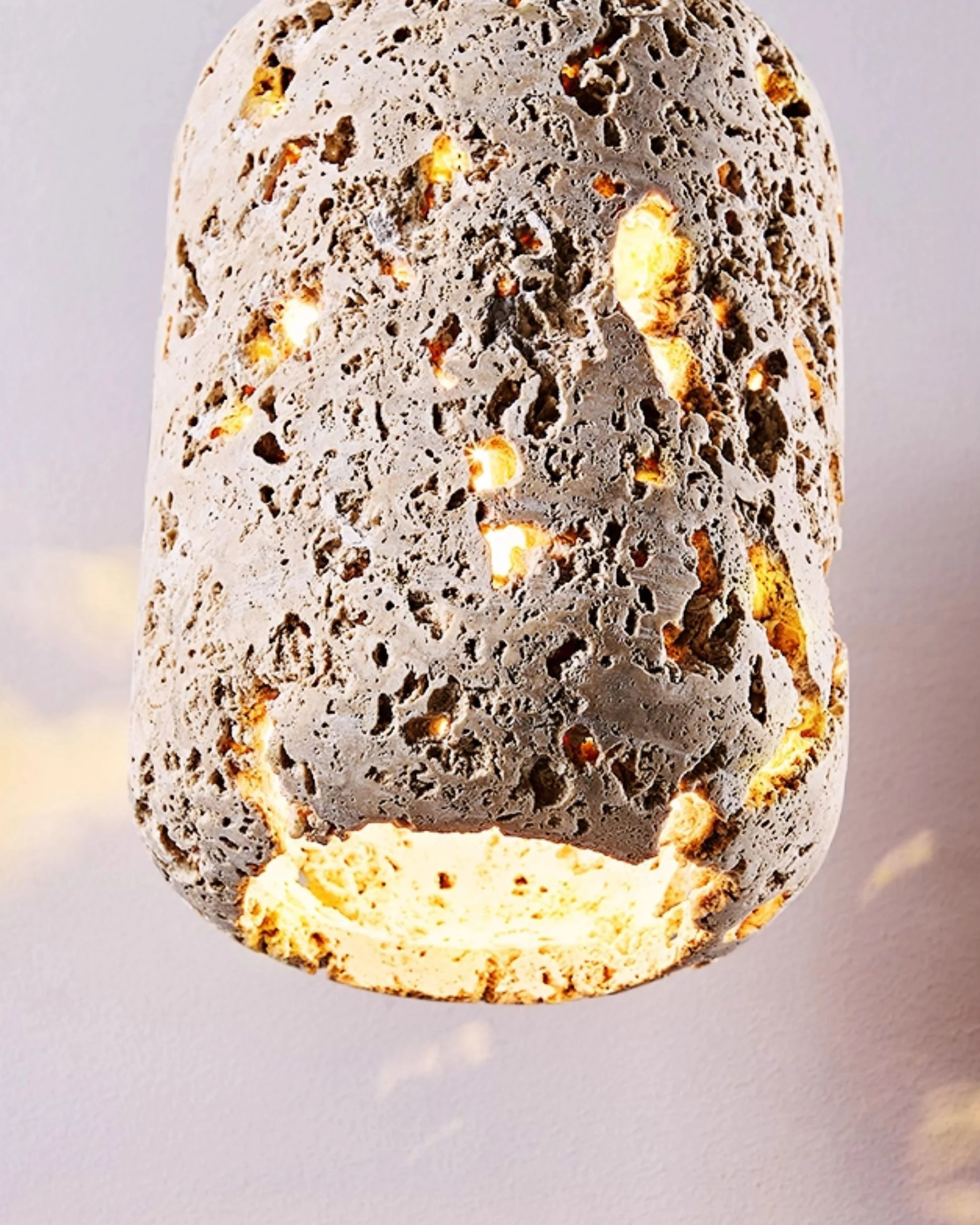 WOMO Wabi Sabi Travertine Pendant Light-WM3060 - Image 7