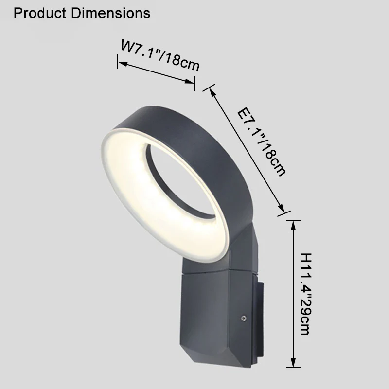 WOMO Circle Wall Light-WM9140 - Image 21