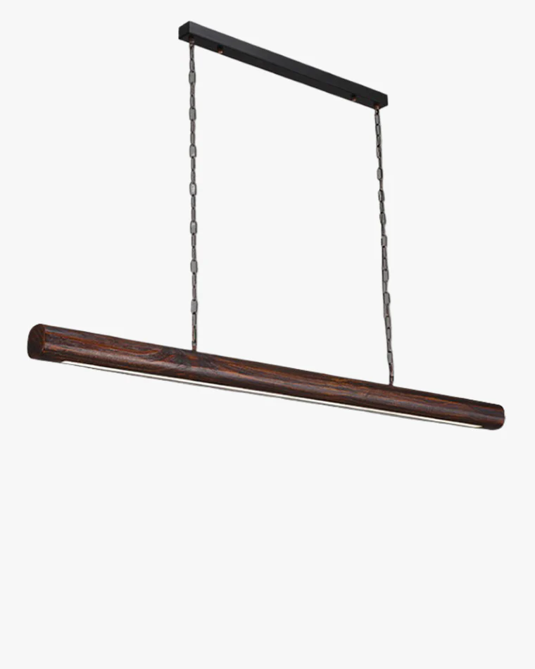WOMO Walnut Linear Led Pendant Light-WM2521 - Image 10