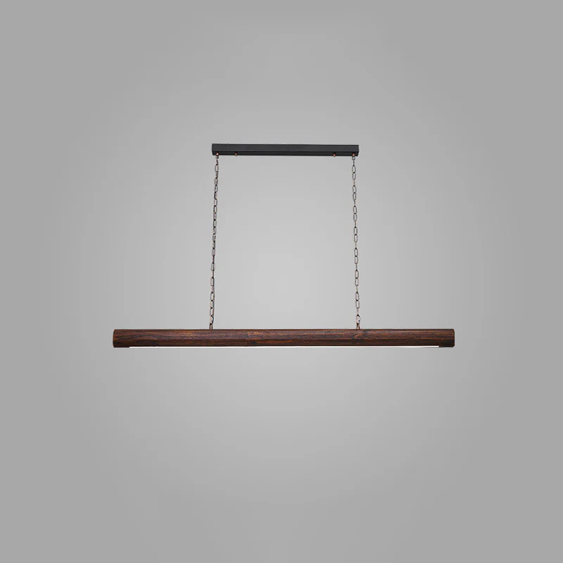 WOMO Walnut Linear Led Pendant Light-WM2521 - Image 11