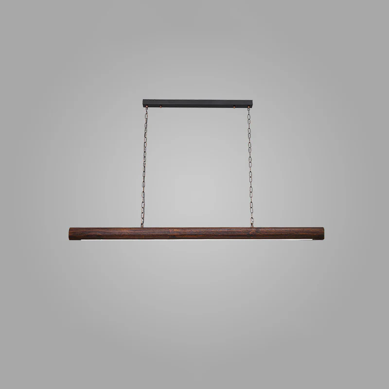 WOMO Walnut Linear Led Pendant Light-WM2521 - Image 13
