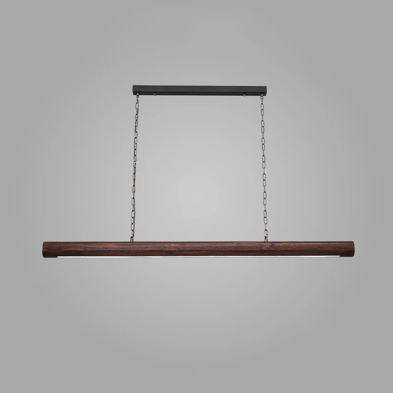WOMO Walnut Linear Led Pendant Light-WM2521 - Image 17