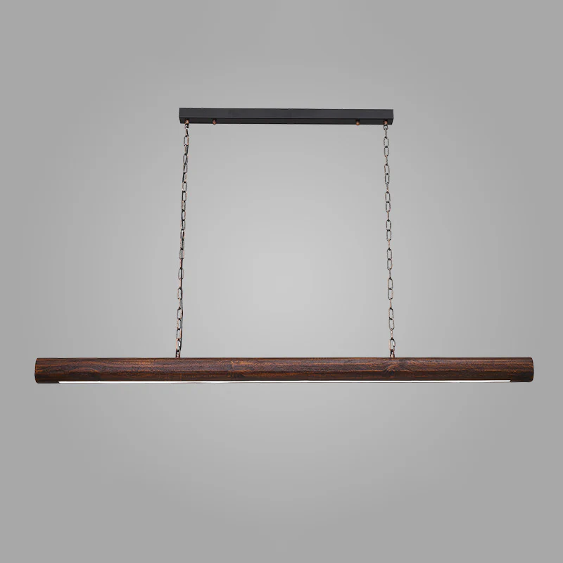 WOMO Walnut Linear Led Pendant Light-WM2521 - Image 21
