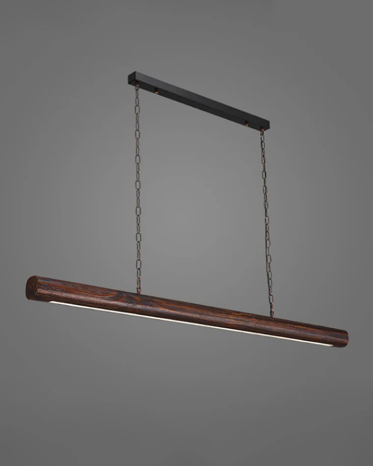 WOMO Walnut Linear Led Pendant Light-WM2521 - Image 7