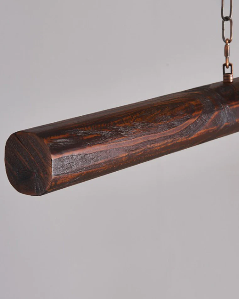 WOMO Walnut Linear Led Pendant Light-WM2521 - Image 8