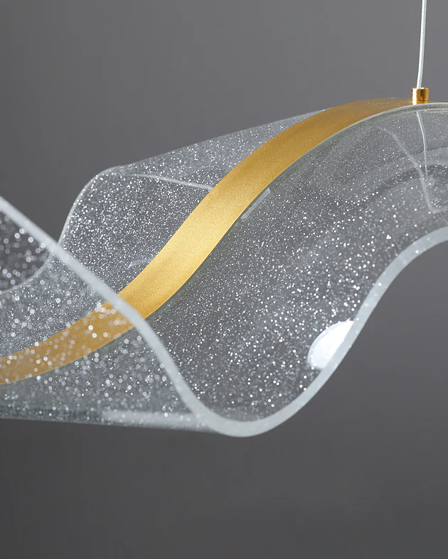 WOMO Wave Ribbon Acrylic Chandelier-WM2596 - Image 13