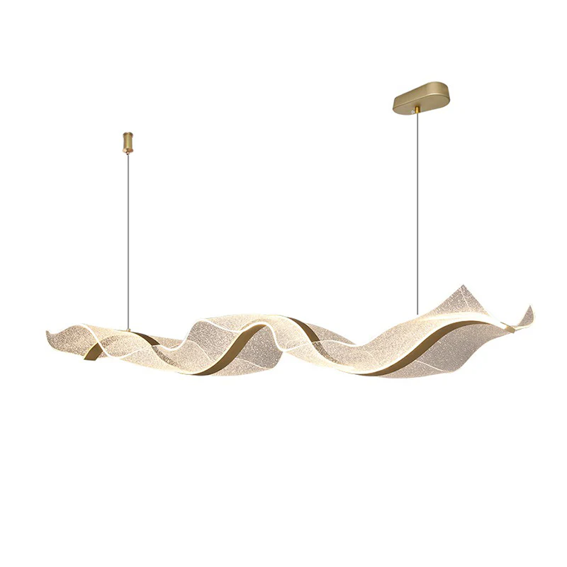 WOMO Wave Ribbon Acrylic Chandelier-WM2596 - Image 16