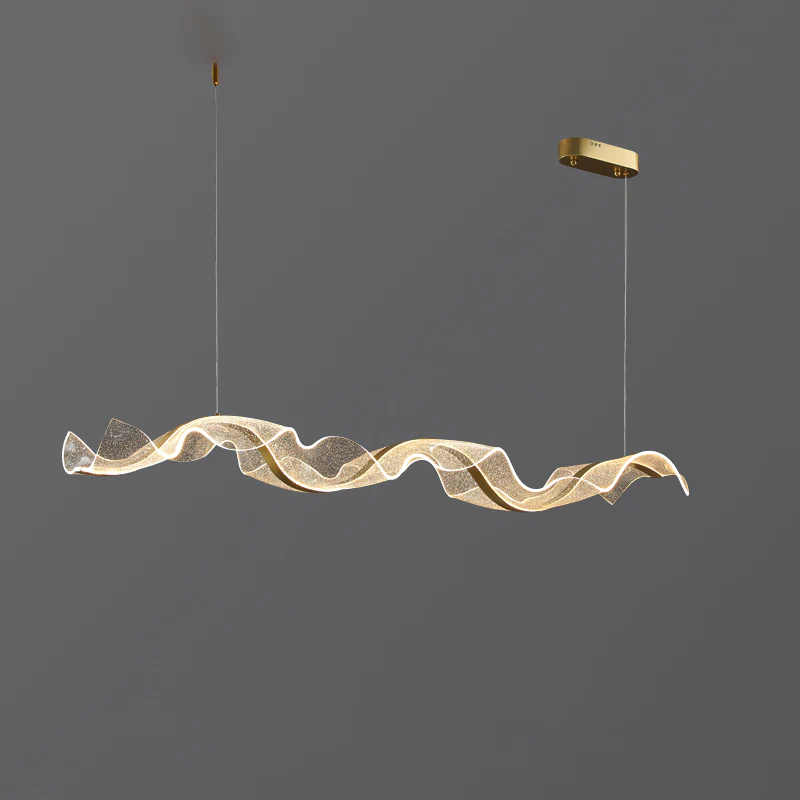 WOMO Wave Ribbon Acrylic Chandelier-WM2596 - Image 18