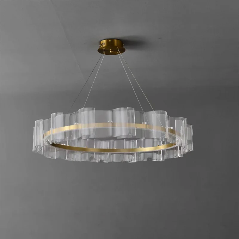 WOMO Acrylic Ring Led Chandelier-WM2604 - Image 13