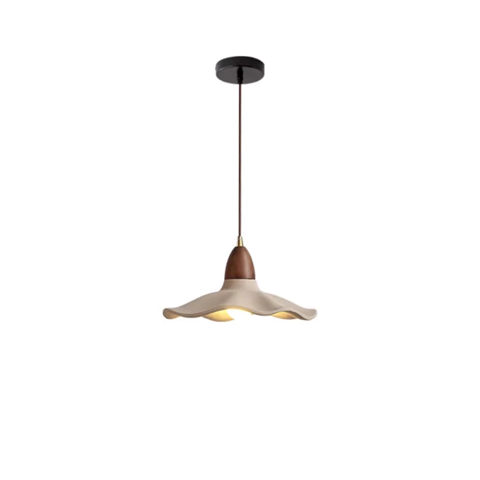 WOMO Wavy Concrete Pendant Light-WM3093 - Image 9