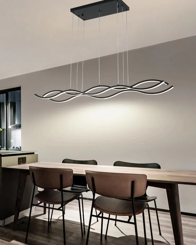 WOMO Wavy Led Chandelier-WM2774 - Image 2