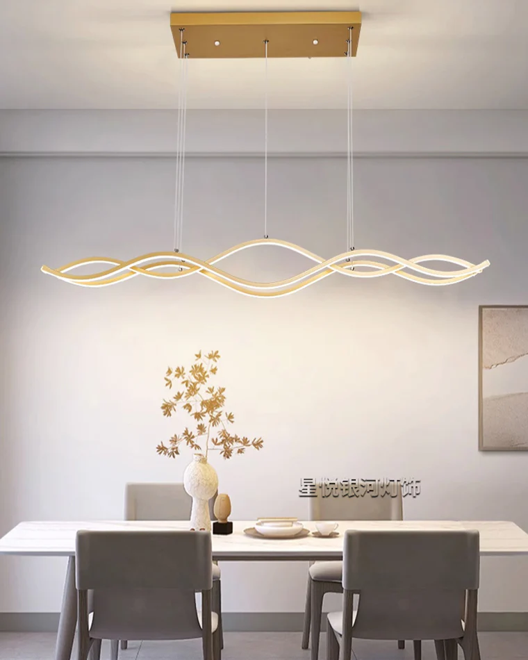 WOMO Wavy Led Chandelier-WM2774 - Image 3