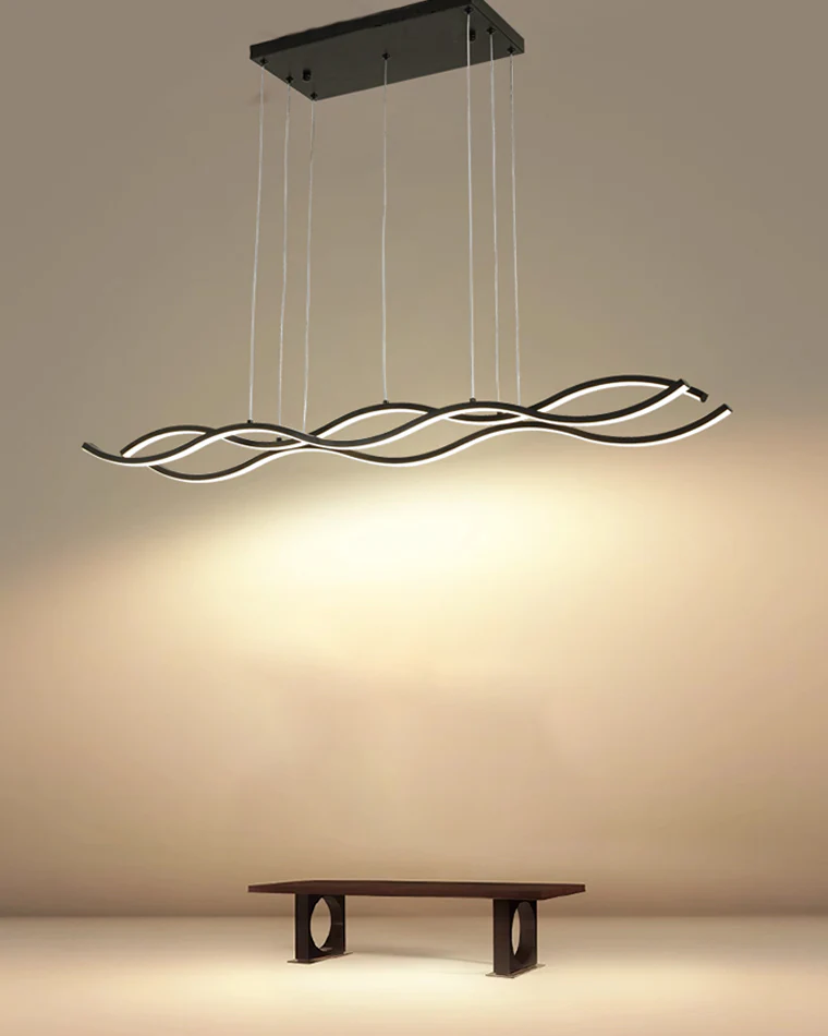 WOMO Wavy Led Chandelier-WM2774 - Image 4