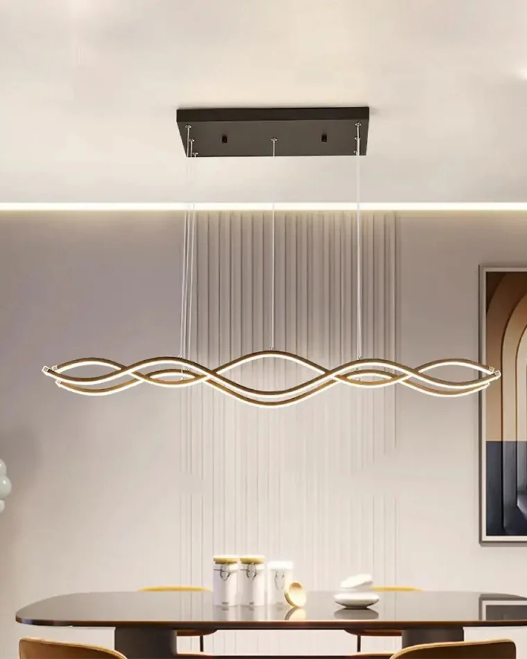 WOMO Wavy Led Chandelier-WM2774 - Image 9