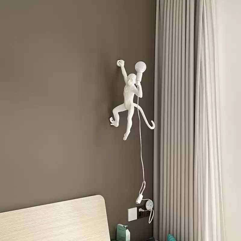 WOMO Hanging Monkey Wall Sconce-WM6114 - Image 5